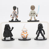 5pcs 5.5cm Star Wars PVC Action Figures