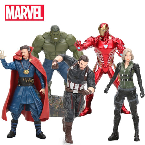 17-20cm Avengers Infinite War Figure Captain Hulk Ironman Doctor Strange Thor  Wonder Woman