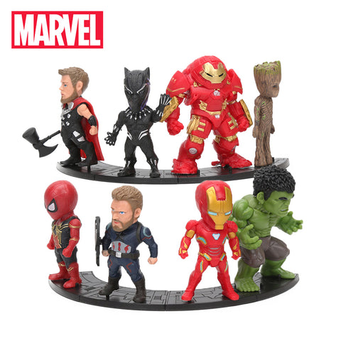 8pcs Marvel Toys 8-10cm Avengers Figures